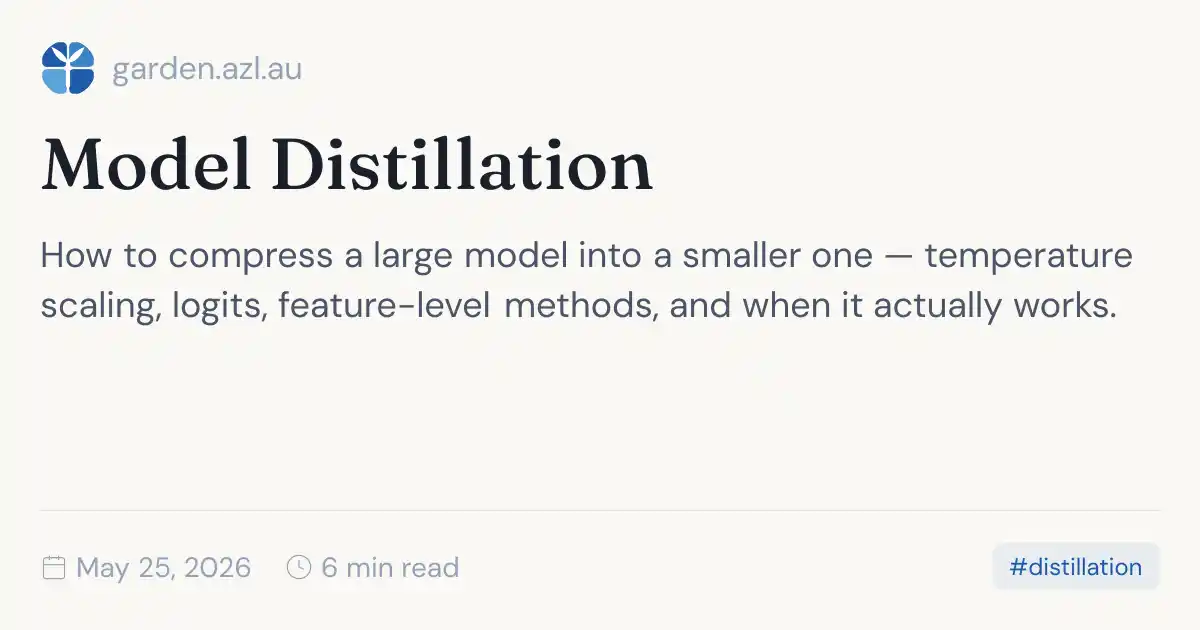 Model Distillation [In Progress]